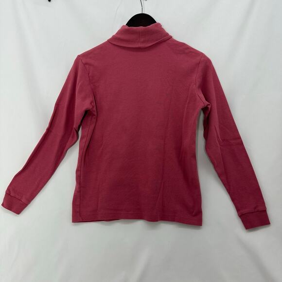 Woolrich Pink Turtleneck Womens Small Mauve Basic Casual Classic Everyday Layer - Picture 2 of 4